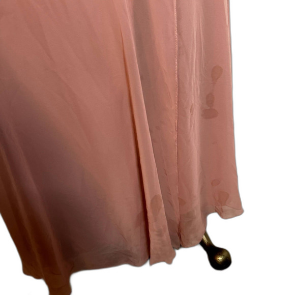 Lovely Blush Pink Maxi Dress Prom Wedding Guest Gown Women’s Size Small - Picture 7 of 12